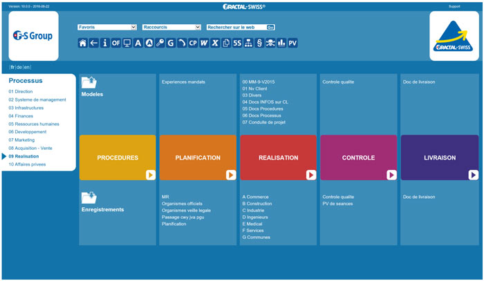 FRACTAL-SWISS portail intranet Suisse pour HEVRON